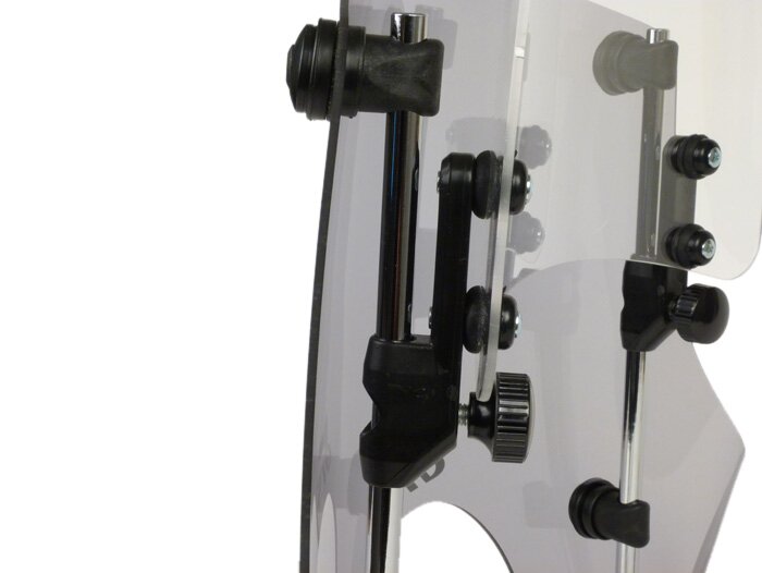 Parabrisas -FACO 245-420x560mm, Twin Screen- Vespa GT, GTL, GTS, GTS Super 125-300ccm - ajustable, incl. material de montaje