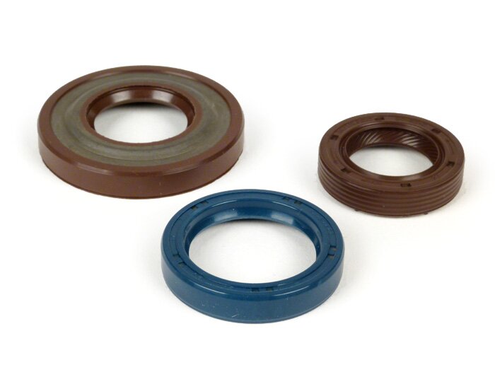Oil seal set engine -CORTECO FKM- Vespa PK50 XL, PK50 FL2 - (Ø 20mm cone)