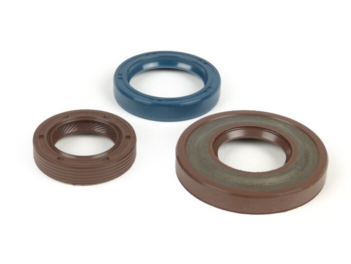 Oil seal set engine -CORTECO FKM- Vespa PK50 XL, PK50 FL2 - (Ø 20mm cone)