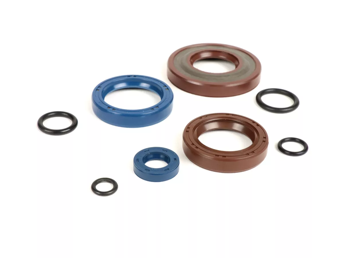 Juego de retenes -CORTECO FKM- Vespa PK125 XL2, PK125 ETS - (Ø 24mm cono) - incl. juntas tóricas