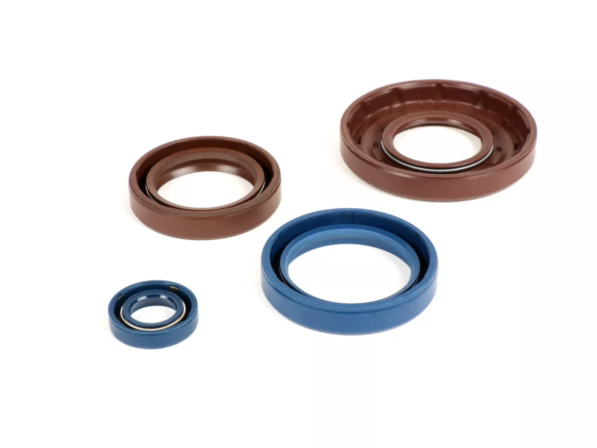 Juego de retenes -CORTECO FKM- Vespa PK125 XL2, PK125 ETS - (Ø 24mm cono)