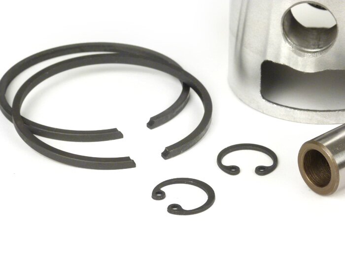 Pistone -GOL- Vespa 125 ccm 2 canali - Vespa Sprint125, GT125, Super125 (n. motore -412373), TS125 (n. motore -18138), GTR125 (n. motore -145900) - 52,7mm (1a maggiorazione)
