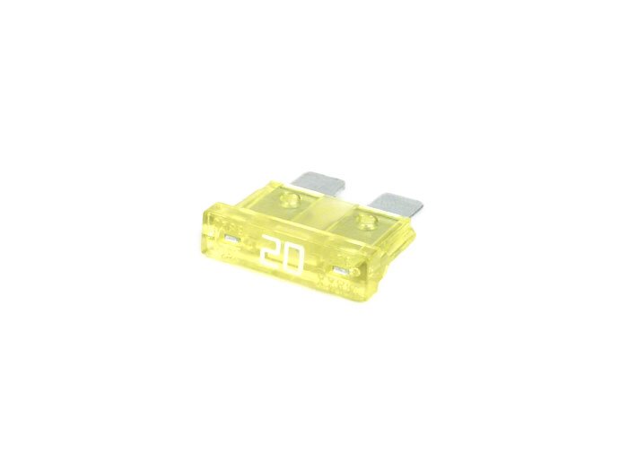 Säkring -Flat säkring (typ ATO, MIDI, FK2, TF) -20A - gul