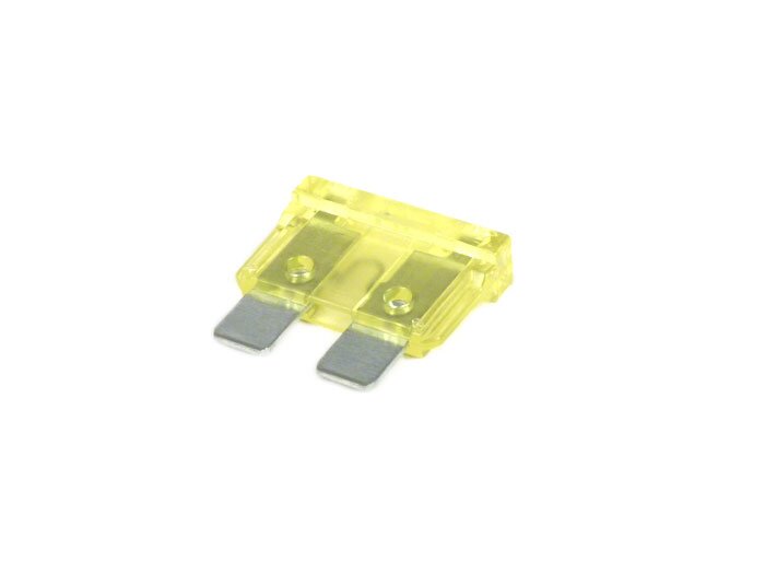 Säkring -Flat säkring (typ ATO, MIDI, FK2, TF) -20A - gul