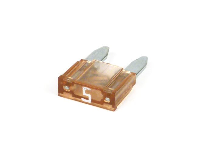 Fusibile -Fusibile piatto (tipo MINI, FK1) -5A - ocra