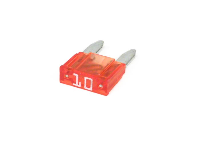 Säkring -Flatsäkring (typ MINI, FK1) -10A - röd