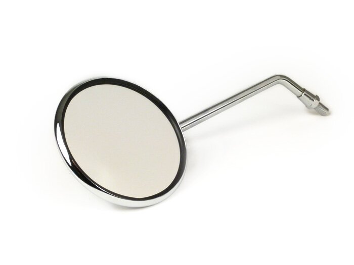 Rétroviseur -CUPPINI sans fixation- Vespa 160mm, Ø=100mm, E2 homologation européenne, M10x1,25mm, chromé - coté gauche