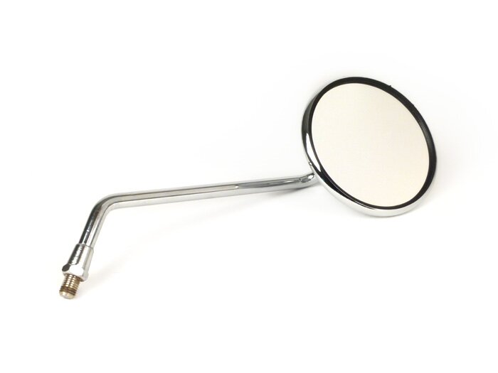 Rétroviseur -CUPPINI sans fixation- Vespa 160mm, Ø=100mm, E2 homologation européenne, M10x1,25mm, chromé - coté droit