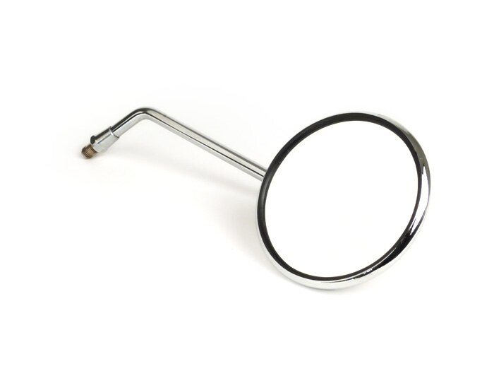 Rétroviseur -CUPPINI sans fixation- Vespa 160mm, Ø=100mm, E2 homologation européenne, M10x1,25mm, chromé - coté droit