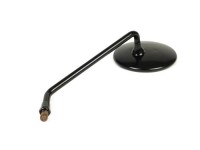 Cermin -CUPPINI tanpa braket- Vespa 160mm, Ø = 100mm, E2 (tanda-E), M10x1.25mm, hitam - kiri
