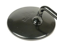 Cermin -CUPPINI tanpa braket- Vespa 160mm, Ø = 100mm, E2 (tanda-E), M10x1.25mm, hitam - kiri
