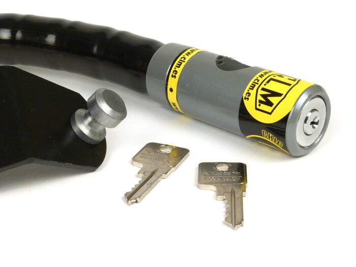 Steering lock -CLM Chic- Vespa Primavera (2013-), Vespa Sprint  (2014-) - anti-theft, mounting on handlebar