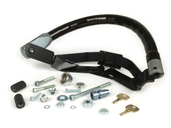 Steering lock -CLM Blindado- Vespa ET2, ET4, LX, LXV, S 50-125 - anti-theft, mounting on handlebar