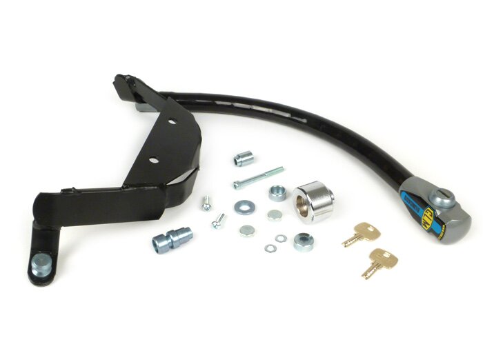 Steering lock -CLM Blindado- Vespa GT125, GT200, GTL125, GTL200, GTS125, GTS250, GTS300, GTV125, GTV250, GTV300 - anti-theft, mounting on handlebar