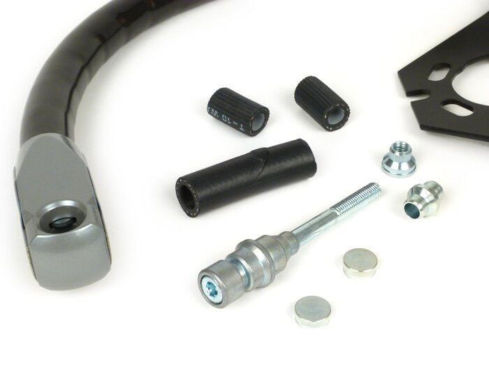 Steering lock -CLM Blindado-Vespa PX, T5 125cc, Sprint, GT, GTR, TS, Rally, Super, GS160, SS180, VNA, VNB, VBA, VBB, GL150 - anti-theft, mounting on handlebar