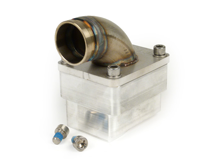 Intake manifold -Diafragma MRP SHORTY- Vespa Largeframe PX, Rally, Sprint, Cosa, T5 125cc - Øi = 30mm - AW = Ø34mm (karburator Ø28-30mm - PHBH, VHSH, PWK28, TMX30, Smartcarb 26-28)