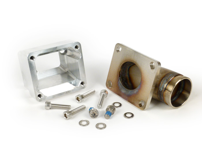 Intake manifold -Diafragma MRP SHORTY- Vespa Largeframe PX, Rally, Sprint, Cosa, T5 125cc - Øi = 36mm - AW = 40mm