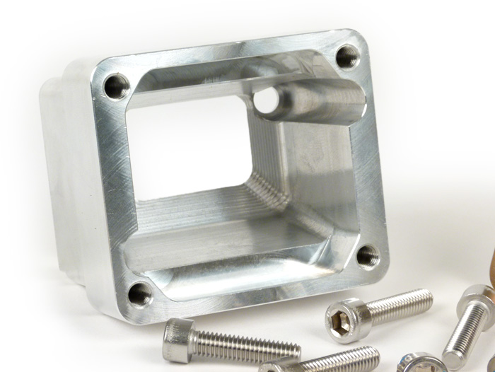 Intake manifold -Diafragma MRP SHORTY- Vespa Largeframe PX, Rally, Sprint, Cosa, T5 125cc - Øi = 36mm - AW = 40mm