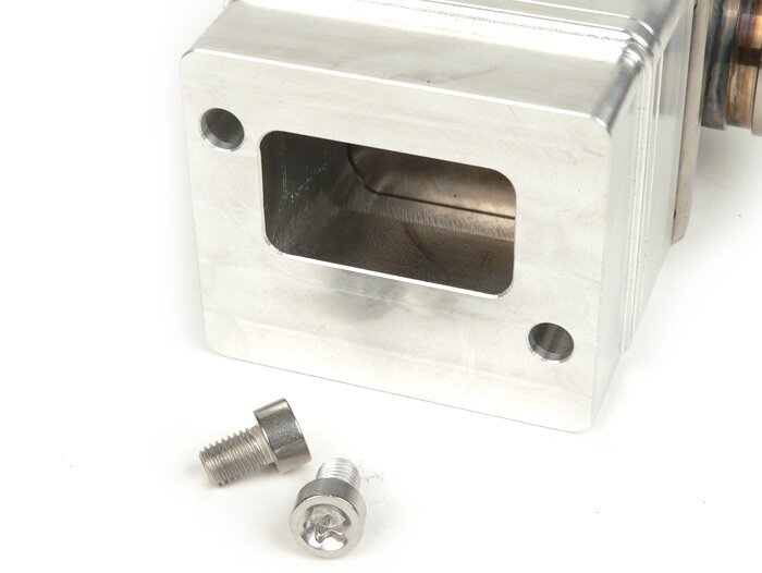 Intake manifold -MRP reed valve LML stainless steel- -NUR für LML Membrangehäuse - Øinner=30mm - CS=Ø34mm (carburetors Ø28-30mm - PHBH, VHSH, PWK28, TMX30, Smartcarb 26-28)
