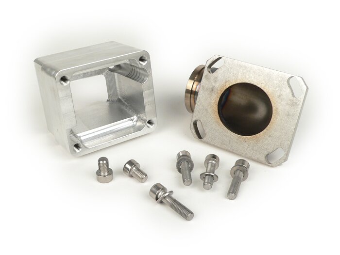 Intake manifold -MRP reed valve LML stainless steel- Vespa Largeframe PX, Rally, Sprint, Cosa, T5 125cc - Øinner=36mm - CS=40mm