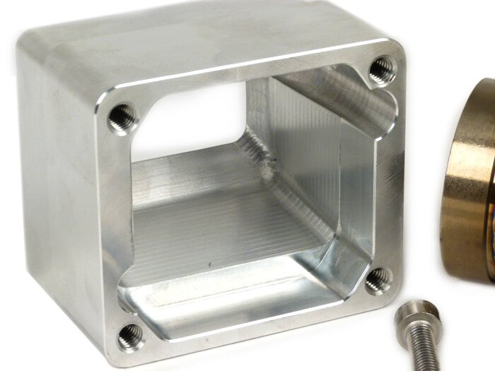 Intake manifold -MRP reed valve LML stainless steel- Vespa Largeframe PX, Rally, Sprint, Cosa, T5 125cc - Øinner=38mm - CS=45mm
