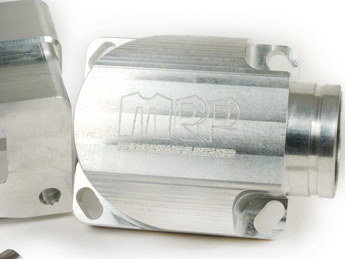 Intake manifold -MRP diafragma CNC SHORTY- Vespa Largeframe PX, Rally, Sprint, Cosa, T5 125cc - Øi = 30mm - AW = Ø34mm (karburator Ø28-30mm - PHBH, VHSH, PWK28, TMX30, Smartcarb 26-28)