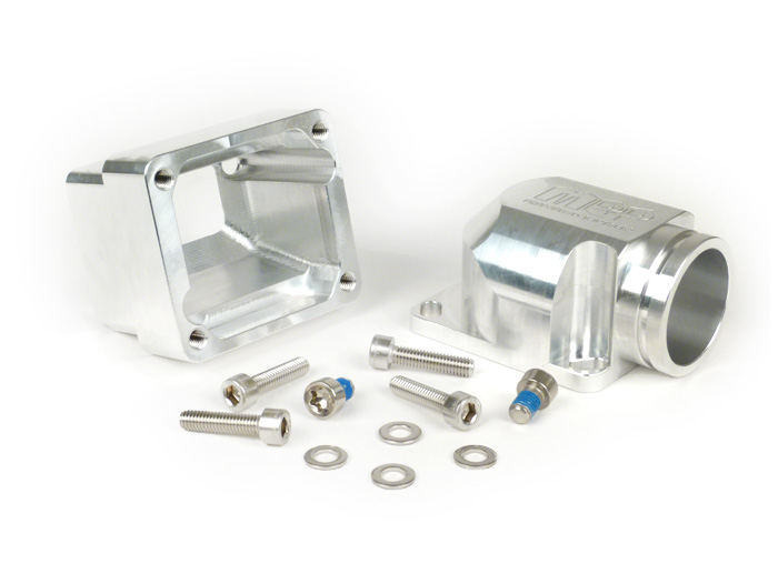 Intake manifold -Diafragma MRP CNC SHORTY- Vespa Largeframe PX, Rally, Sprint, Cosa, T5 125cc - Øi = 35mm - AW = 40mm