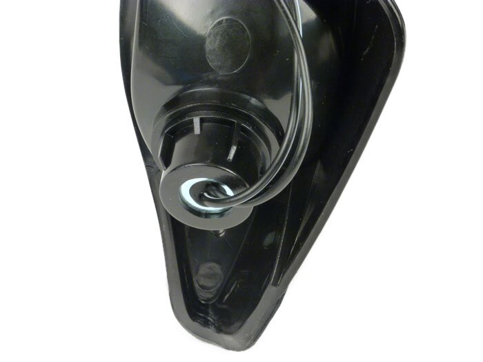 Indicator -OEM QUALITY- Piaggio NRG Power - smoked / black tinted - front rhs