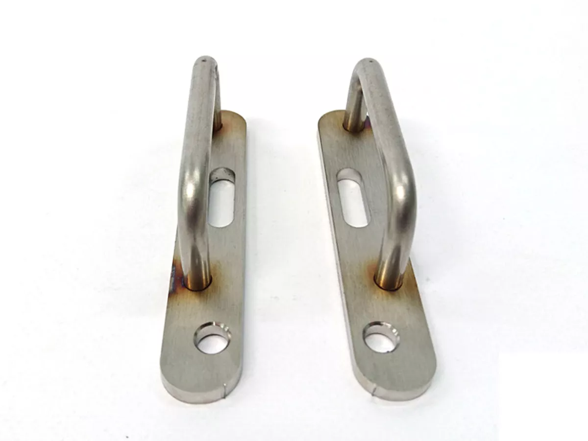 Juego de ojales para maletas -TD-Customs- Vespa PX, Sprint, Rally, T5 125cc, PK, V50, PV125, ET3, VNB - acero inoxidable