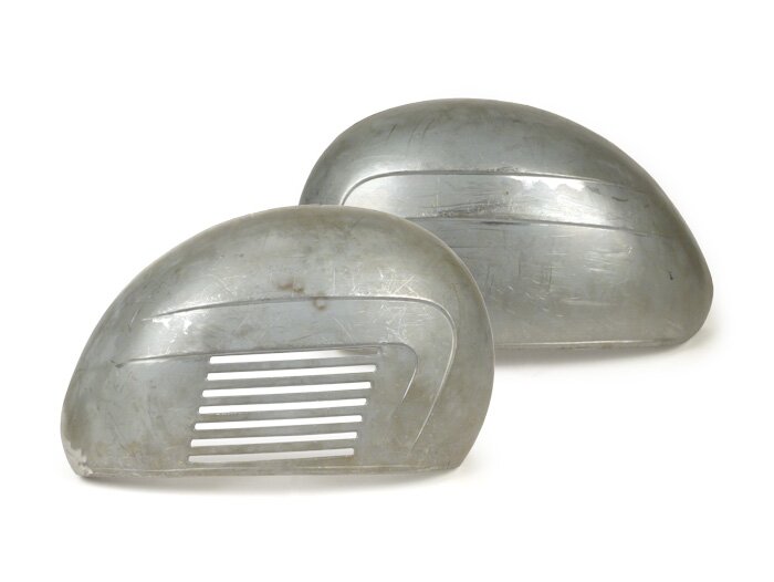 Side panel set -PREMIUM QUALITÄT- Conversion Vespa P-range to GS160 appearance - oiled bare metall