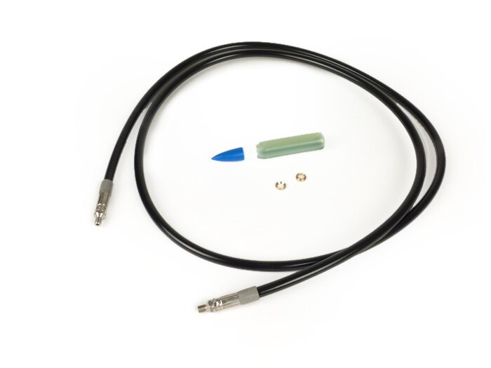 Brake hose -SPIEGLER MODULAR (without fittings)- Vespa, Lambretta - black - 1320mm