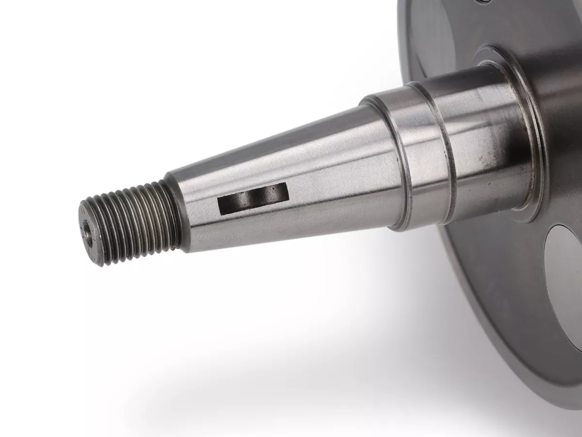 Kurbelwelle -BENELLI Drehschiebereinlass, 60mm Hub, 126mm Pleuel- Vespa PX - passend für Quattrini M244/VMC244