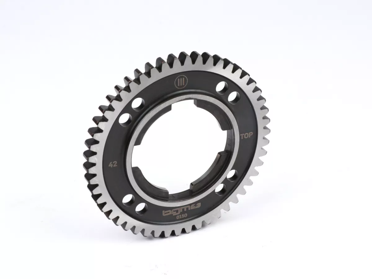 Växel 3 -BGM PRO, 4-växlad växellåda- Vespa PK S, PK XL1, PK XL2, ETS, V50 (V5A1T från nr 69444), Special (V5B3T från nr 94315), Elestart (V5B4T från nr 1514), PV125 (VMA2T från nr 150203), ET3 (VMB1T från nr 8161) - 50 tänder (std)