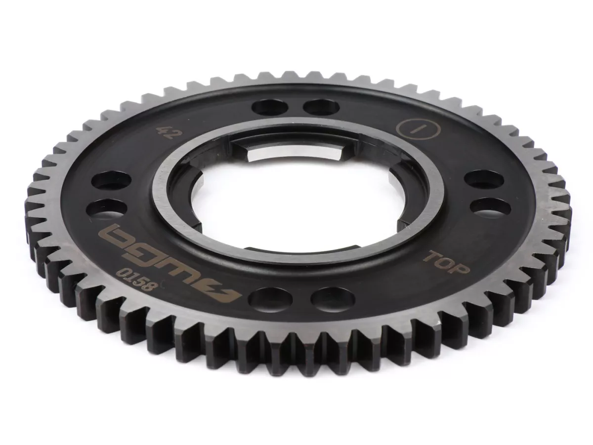 Marcha 1 -BGM PRO, caja de cambios de 4 velocidades - Vespa PK S, PK XL1, PK XL2, ETS, V50 (V5A1T a partir del nº 69444), Special (V5B3T a partir del nº 94315), Elestart (V5B4T a partir del nº 1514), PV125 (VMA2T a partir del nº 150203), ET3 (VMB1T a part