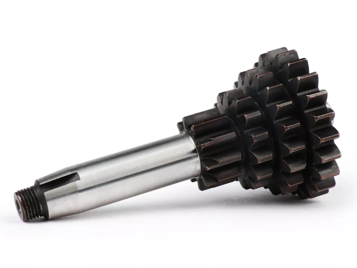 Gear cluster -BGM PRO Original- Vespa V50, PV125, ET3, PK50, PK80, PK125 S-XL - 10-14-18-22 teeth (used with genuine gear box, Piaggio genuine ratio)