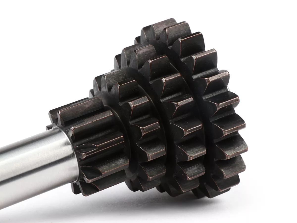 Gear cluster -BGM PRO Original- Vespa V50, PV125, ET3, PK50, PK80, PK125 S-XL - 10-14-18-22 teeth (used with genuine gear box, Piaggio genuine ratio)