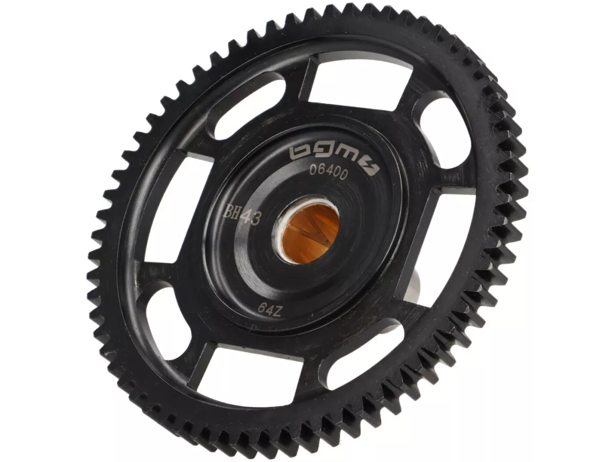 Big primary gear -BGM PRO 64- Vespa V50, PV125, ET3, PK50, PK80, PK125 - 64 tooth (straight teeth)