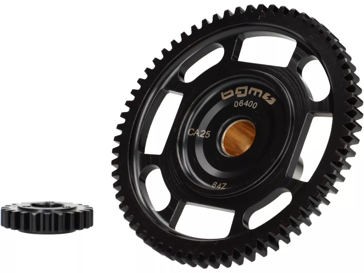 Primary drive (without clutch basket)-BGM PRO 22/64 (2.91)- Vespa V50, PV125, ET3, PK50, PK80, PK125