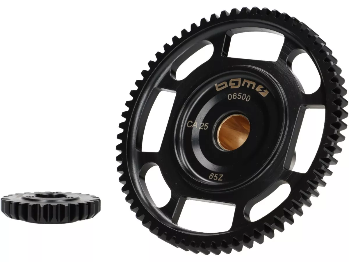 Rasio gigi primer (tanpa keranjang kopling) -BGM PRO- Vespa V50, PV125, ET3, PK50, PK80, PK125 - 65Z - 26/65 (2,50)