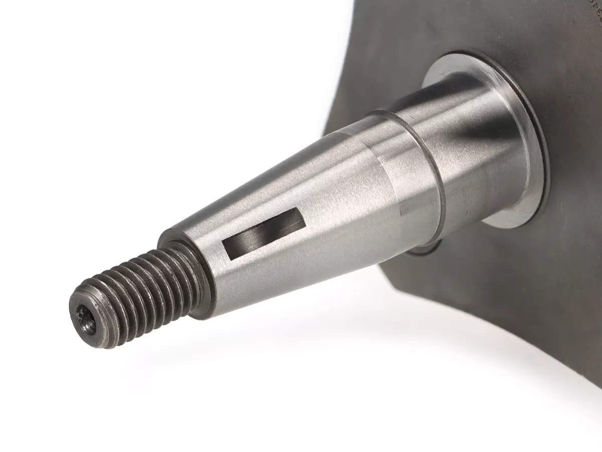 Albero motore -BGM ORIGINAL Standard (cursore rotante)- Vespa PV125, ET3 125, PK80 S, PK125 S (cono Ø 19mm)