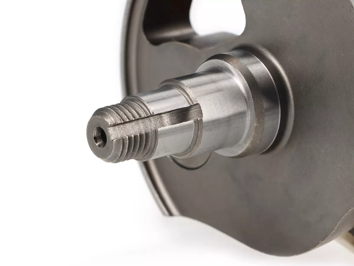 Albero motore -BGM ORIGINAL Standard (cursore rotante)- Vespa PV125, ET3 125, PK80 S, PK125 S (cono Ø 19mm)