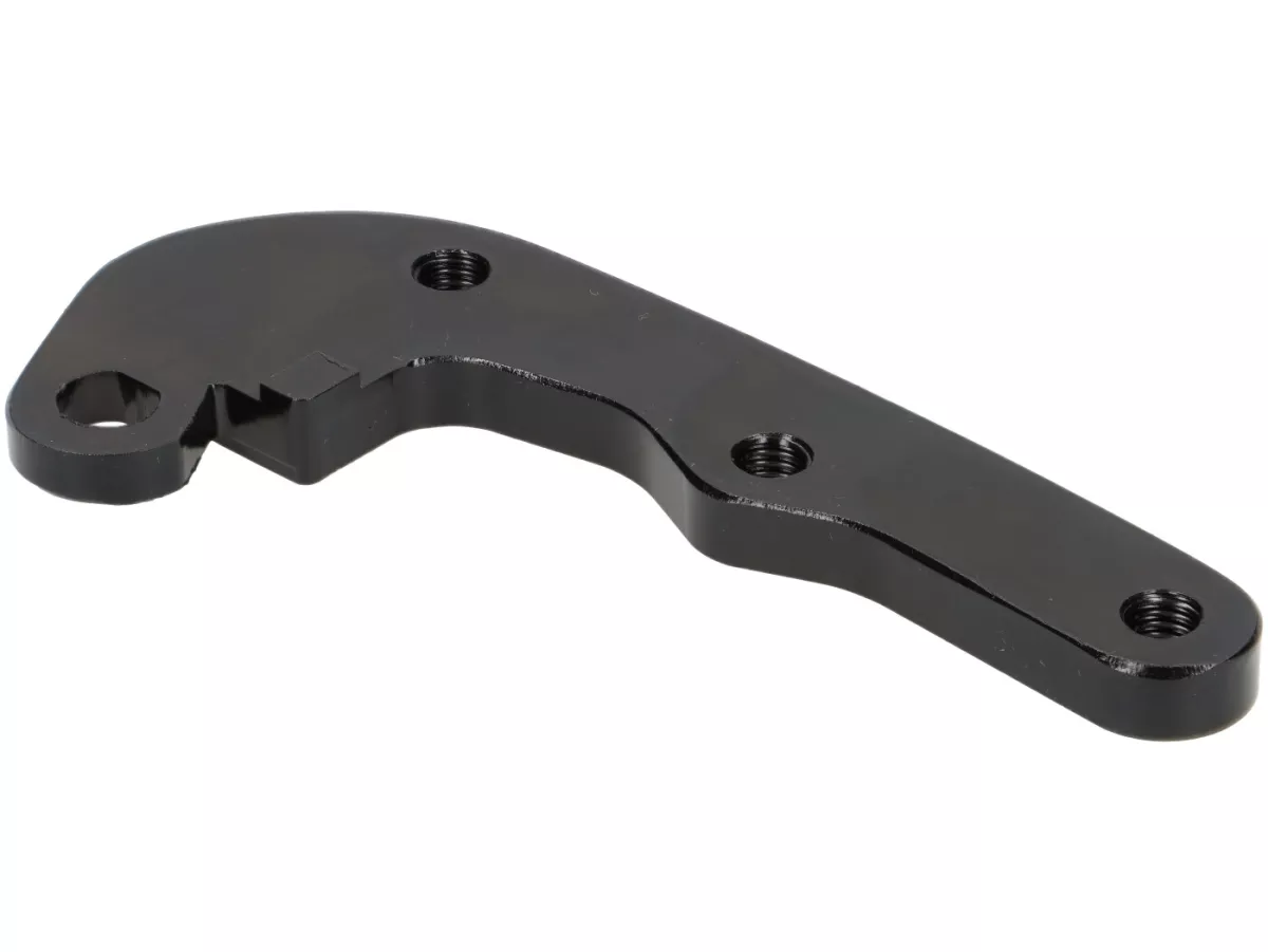 Adaptador pinza de freno -BGM PRO- CNC - Disco sobredimensionado Ø 240mm - Vespa GTS con sistema de freno Nissin -Keyless a partir de 2023- para llanta de 13 pulgadas