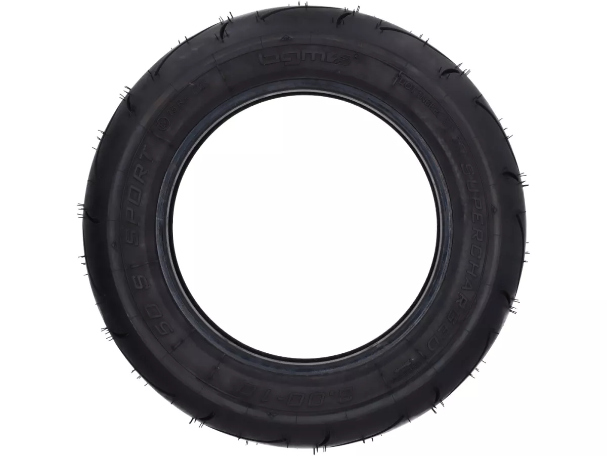 Pneu -BGM Sport (fabriqué en Allemagne par Heidenau)- 3.00 - 10 pouces TT/TL 50S 180 km/h (reinforced)