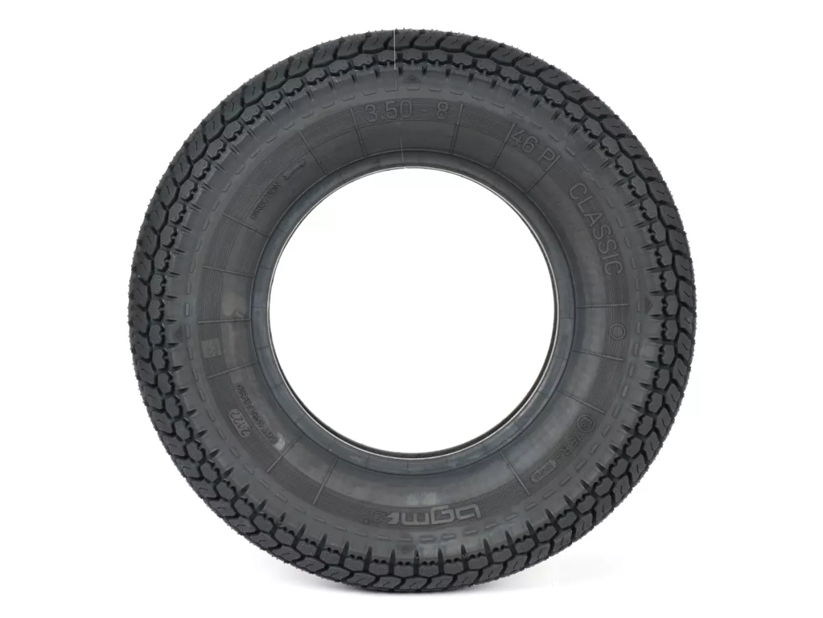 Kit de pneus -3x-BGM Classic (Made in Germany)- 3.50 - 8 pouces (4PR) TT 46P 150 km/h (reinforced) - pour les jantes de tubes uniquement