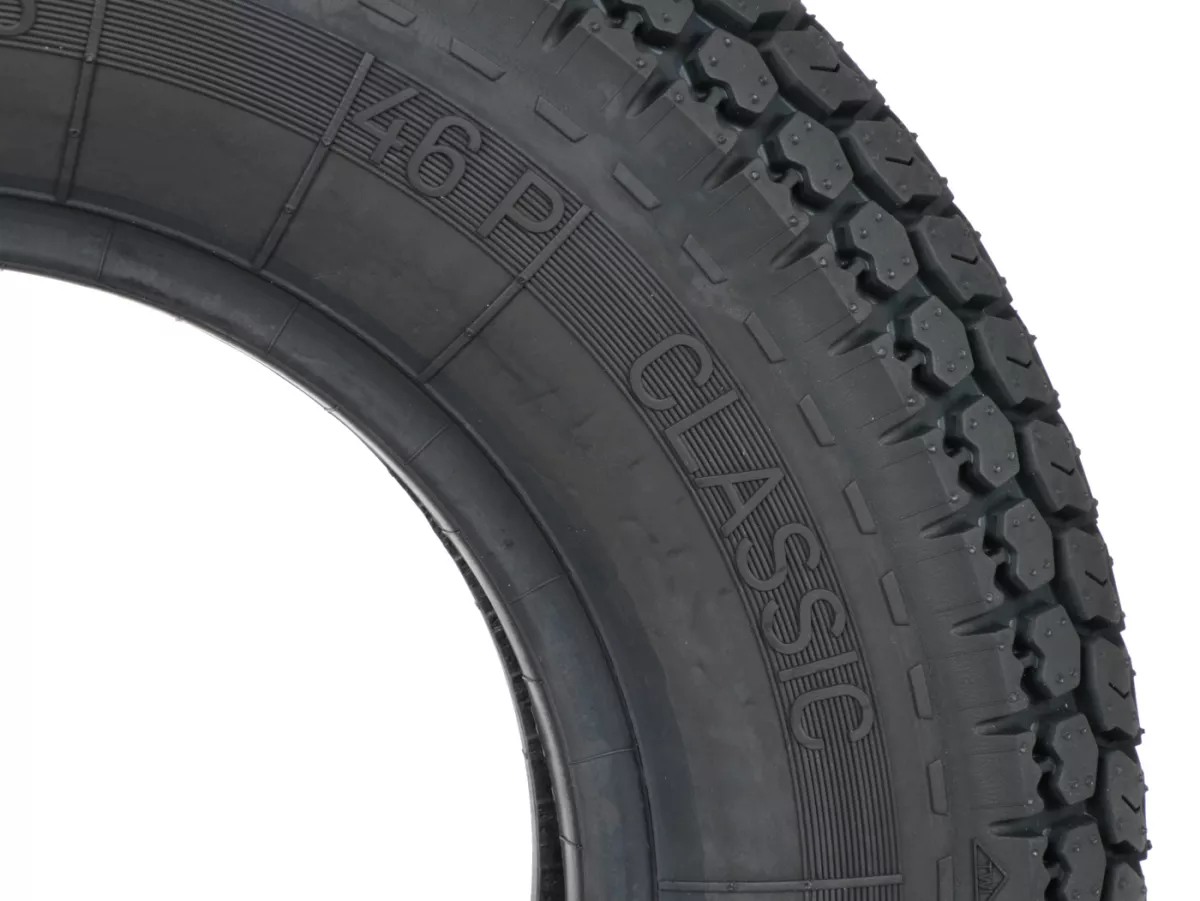 Kit de pneus -3x-BGM Classic (Made in Germany)- 3.50 - 8 pouces (4PR) TT 46P 150 km/h (reinforced) - pour les jantes de tubes uniquement