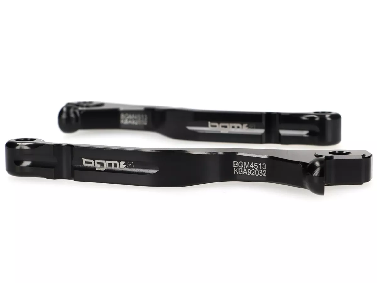 Set leva freno -BGM PRO CNC Sport, corta (130mm)- Vespa GTS 125-300 - (dal 2023 con impianto frenante Nissin)- nero lucido - ABE