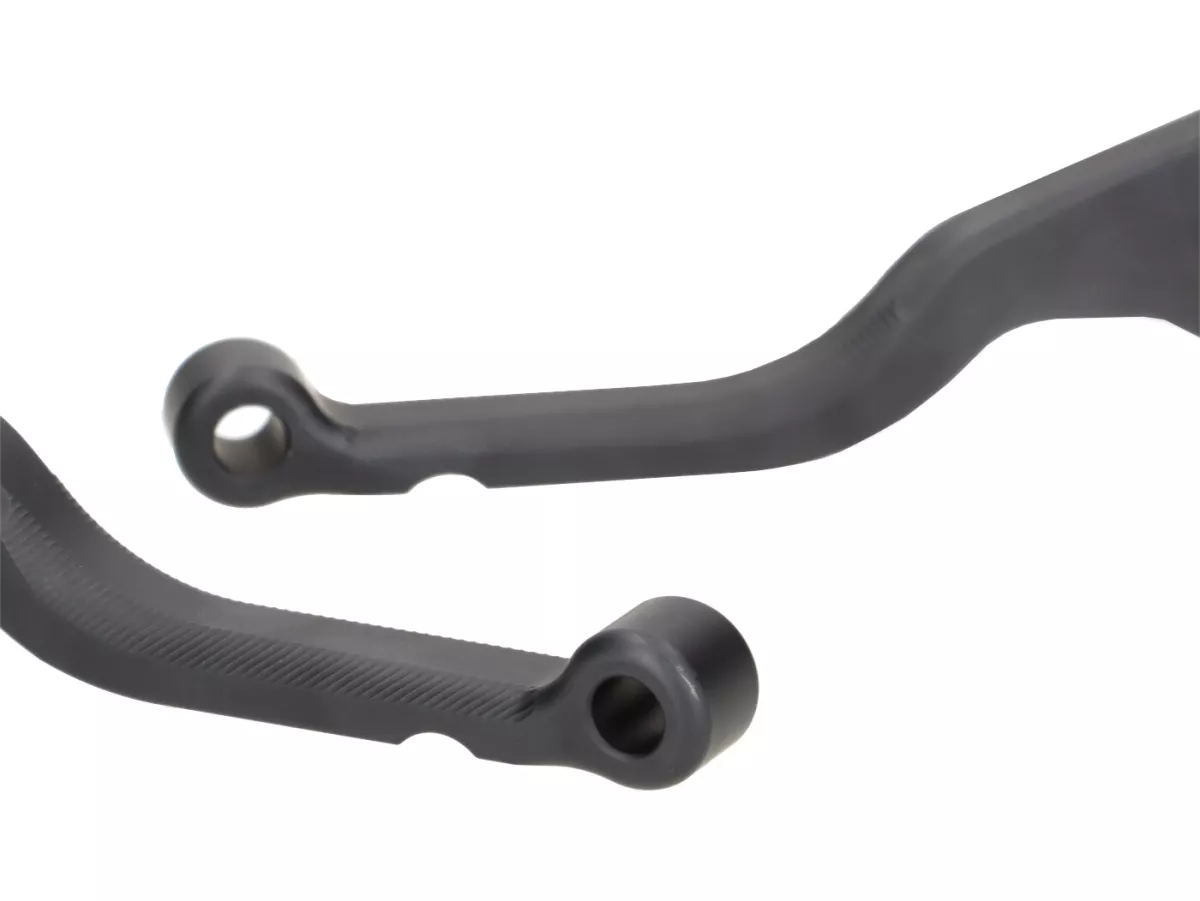 Bromshandtagssats -BGM PRO CNC Sport, kort (130mm)- Vespa GTS 125-300 - (från 2023 med Nissin bromssystem)- svart matt - ABE