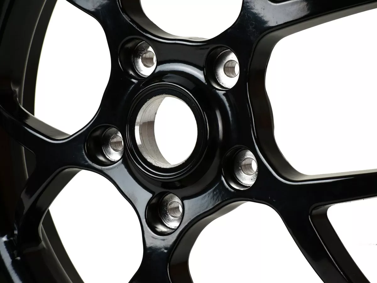 Complete wheel -BGM PRO SPORT 13 inch- DUNLOP ScootSmart 130/60-13 - Vespa GTS, GTS Super, GTV, Sei Giorni, GT 60, GT, GT L 125-310ccm - glossy black