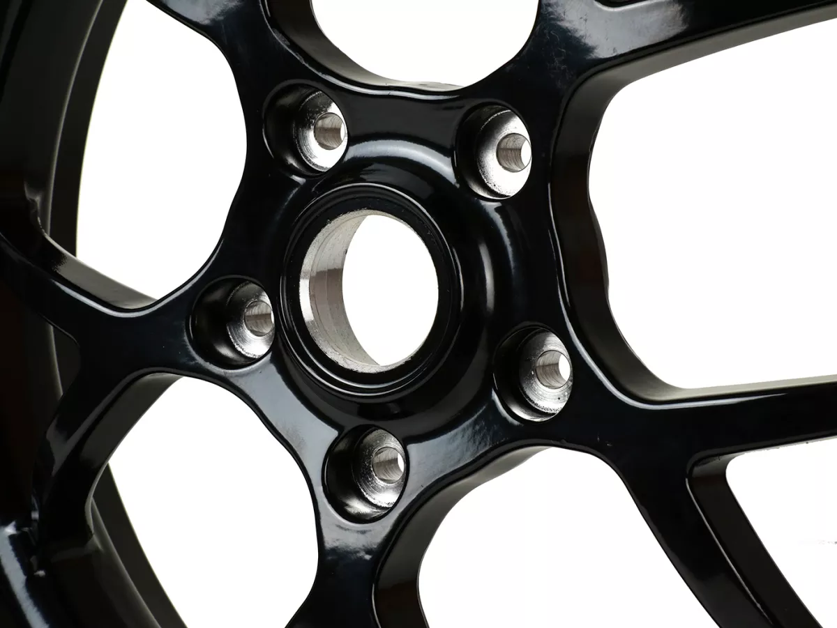 Roda lengkap -BGM PRO SPORT 13 inci- DUNLOP ScootSmart 140/60-13 - Vespa GTS, GTS Super, GTV, Sei Giorni, GT 60, GT, GT L 125-310cc - hitam mengkilap