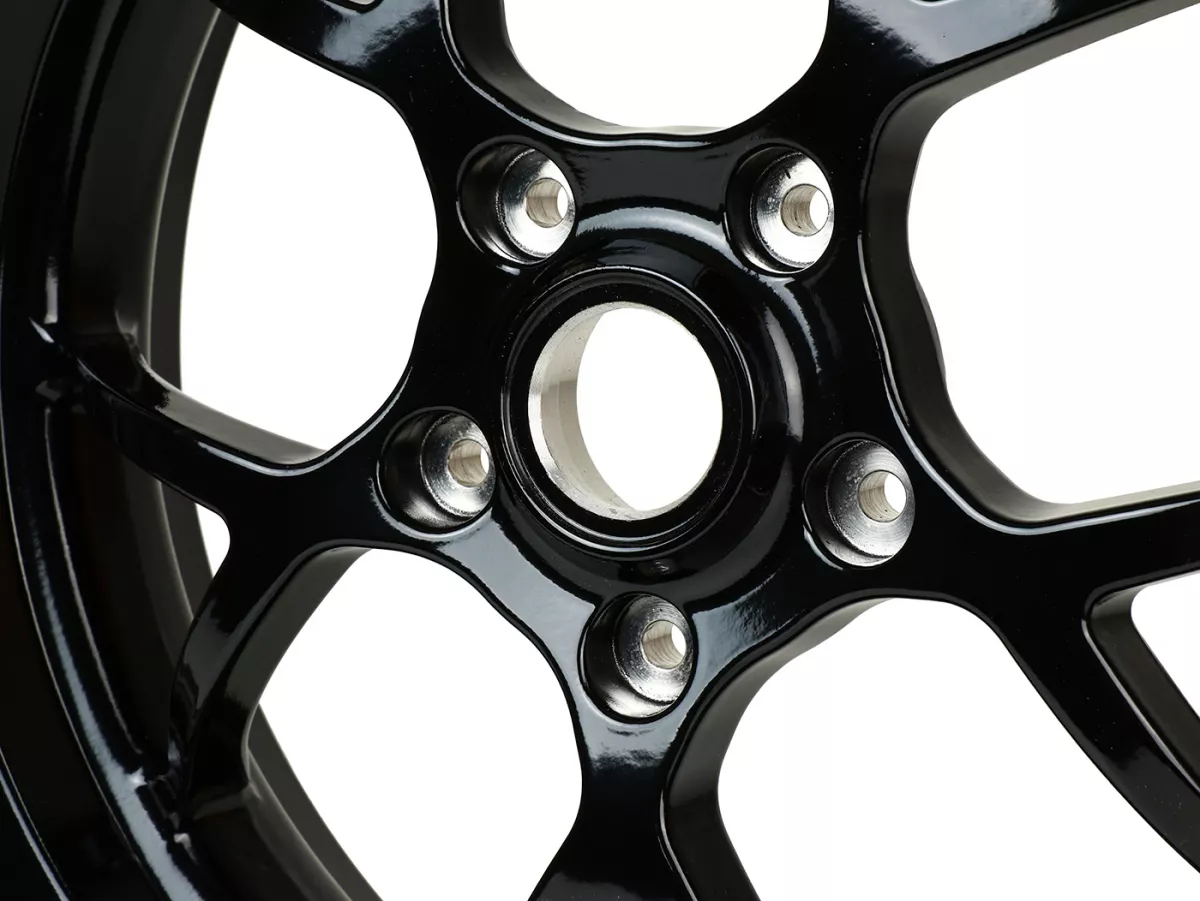 Rueda trasera completa -BGM PRO SPORT 13 pulgadas- MICHELIN City Grip 2 130/70-13 - Vespa GTS, GTS Super, GTV, Sei Giorni, GT 60, GT, GT L 125-310cc - negro brillante